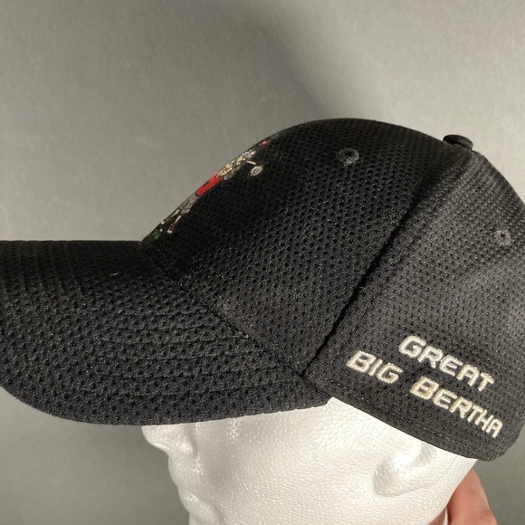 Callaway Great Big Bertha Sir Issac Black Mesh Golf Hat Cap Embroidered Adjustab - Picture 5 of 6